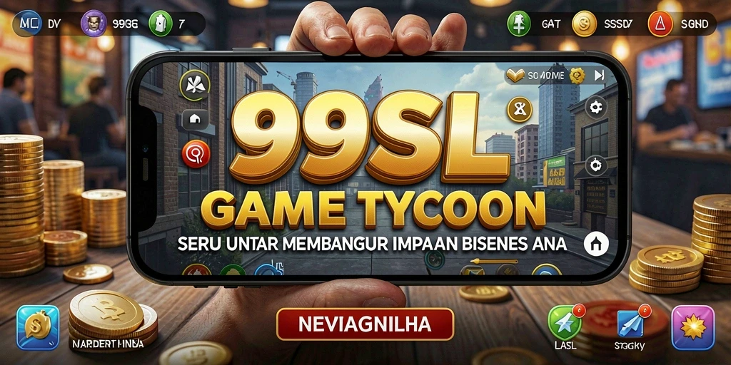 Tampilan gameplay <strong>99SL</strong> yang menunjukkan strategi bisnis yang mendebarkan.