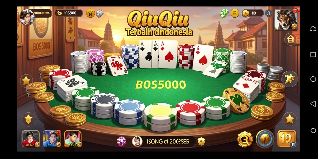 Tampilan gameplay seru dari BOS5000 dalam permainan QiuQiu.