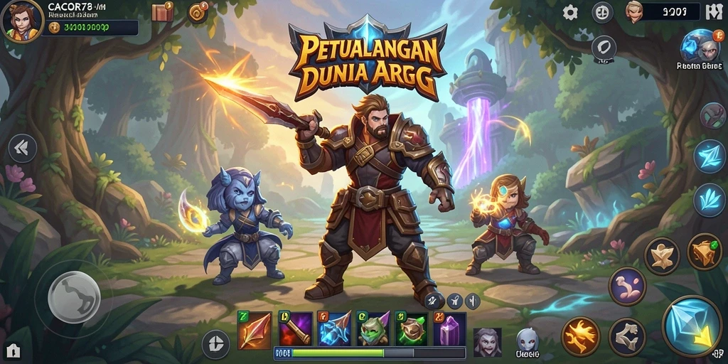 Tampilan gameplay yang menegangkan dalam CACOR78.