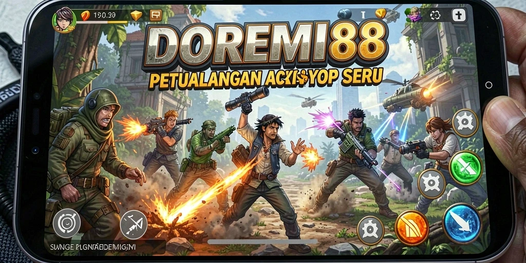 Tampilan seru gameplay DOREMI88 dengan aksi mendebarkan.