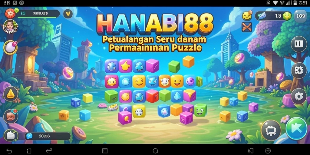 Tampilan gameplay HANABI88 dengan tantangan menarik dan karakter yang beragam.