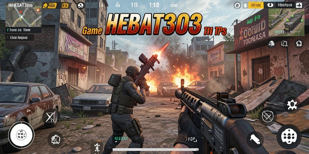 Tampilan aksi gameplay HEBAT303 yang mendebarkan.