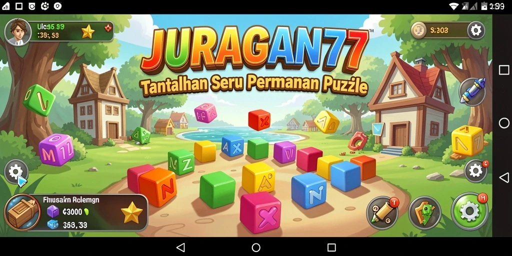 Tampilan permainan JURAGAN77 yang menarik dan menantang.