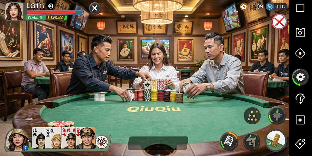 Tampilan gameplay LG111 yang menarik dan penuh strategi QiuQiu.
