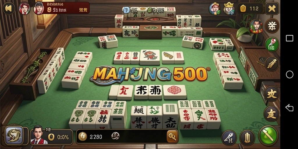 Gameplay seru dan menantang di MAHJONG500.