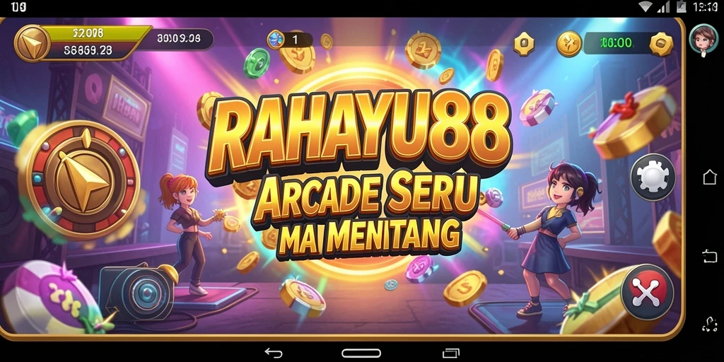 Screenshot utama RAHAYU88 menampilkan aksi gameplay Arcade yang menegangkan.