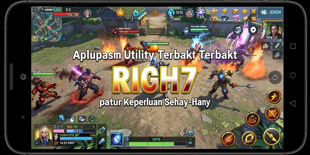 Tampilan antarmuka RICH7 yang sederhana dan menarik.