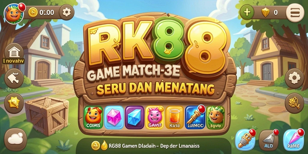 Gameplay seru dengan tantangan mencocokkan elemen.