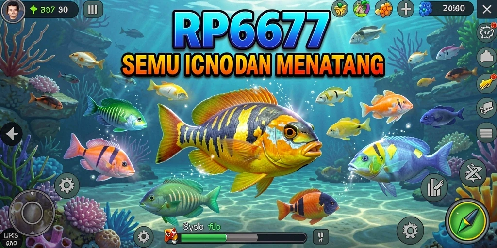 Gameplay menembak ikan yang seru dan interaktif.