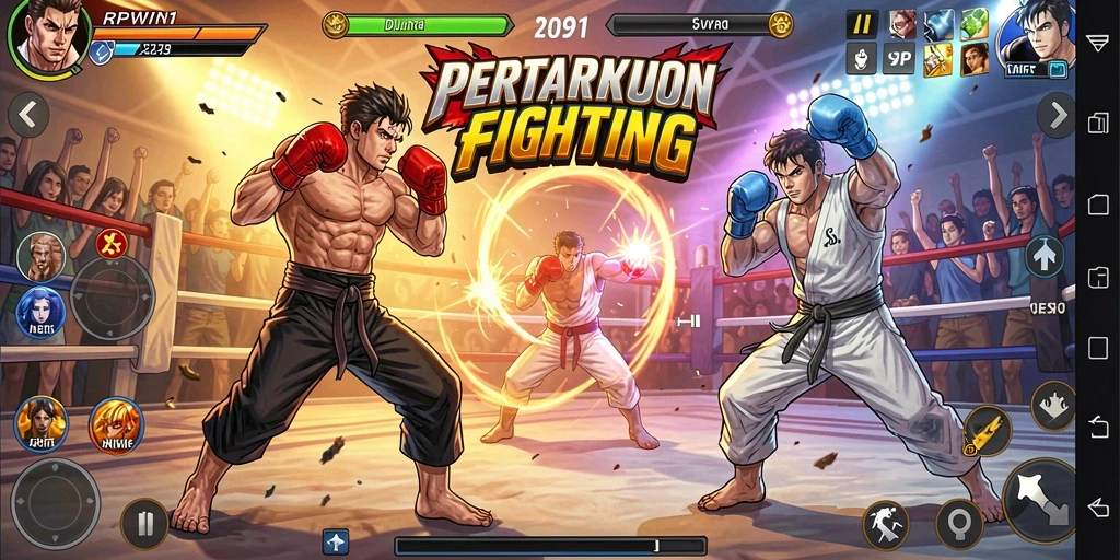 Tangkapan layar dari gameplay RPWIN1 yang menakjubkan dan penuh aksi.