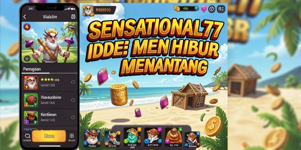 Tampilan gameplay menarik dari SENSATIONAL77 dengan elemen Idle yang seru.