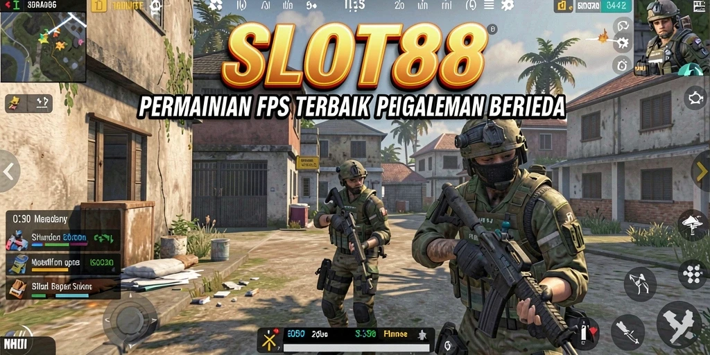Screenshot dari gameplay SLOT88 memperlihatkan aksi tembak-menembak yang mendebarkan.