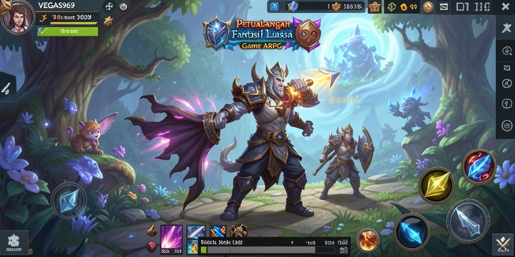 Screenshot gameplay yang menunjukkan pertarungan seru dalam VEGAS969.