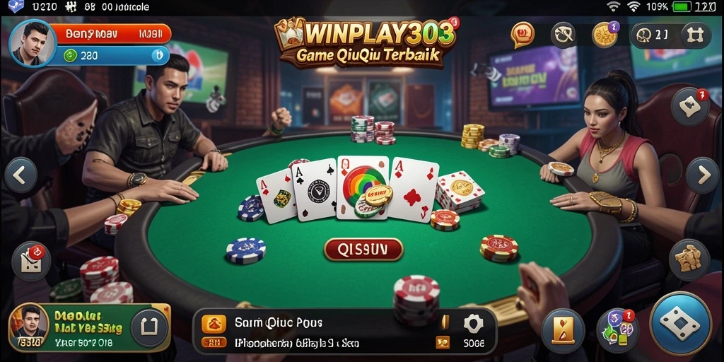 Tangkapan layar utama WINPLAY303 dari gameplay QiuQiu yang seru.